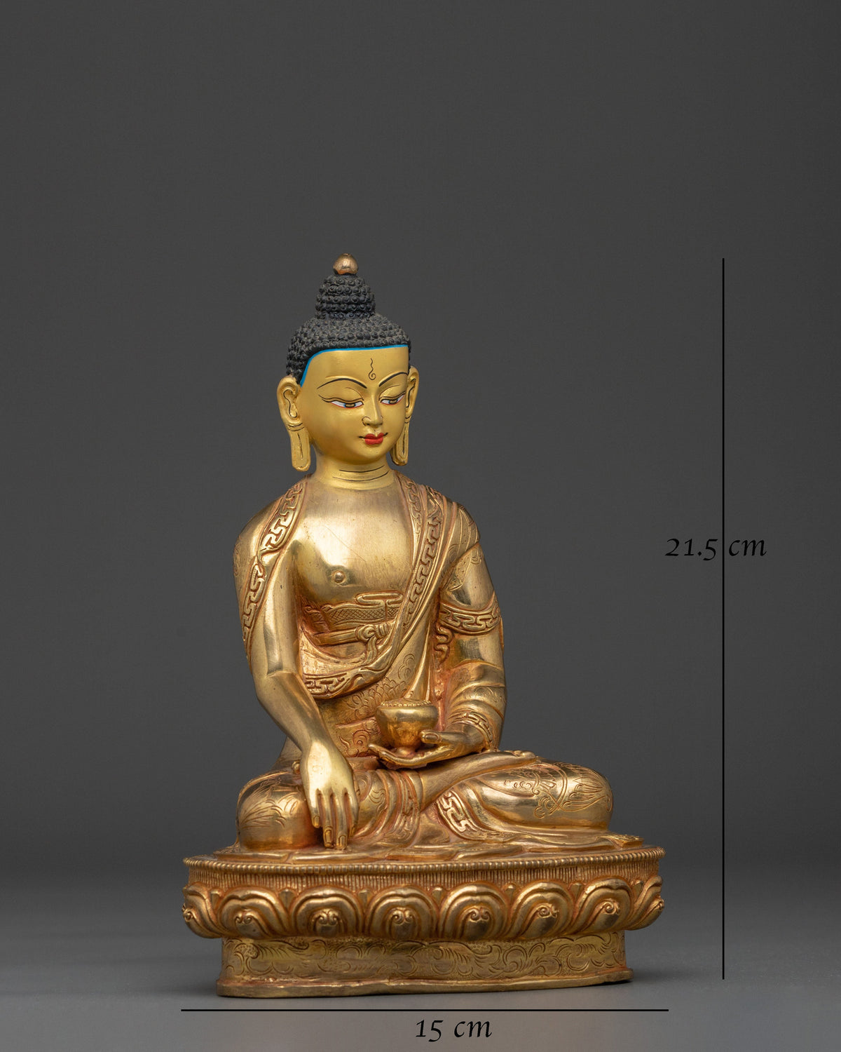 Handcrafted Three Buddha Statue Set | Spiritual Altar Decor