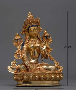 Anika White Tara Statue | Embodying Compassion and Wisdom