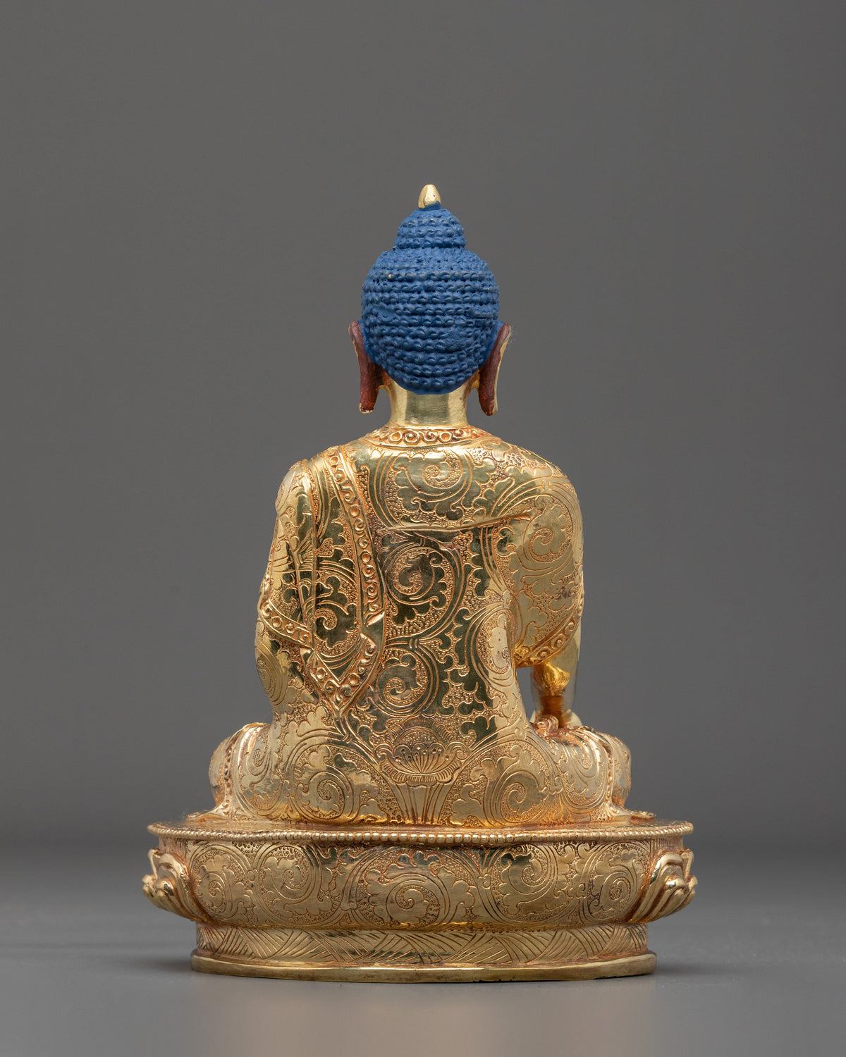 Namo Altar Shakyamuni Buddha Figurine | Gold Plated Buddhist Sculpture