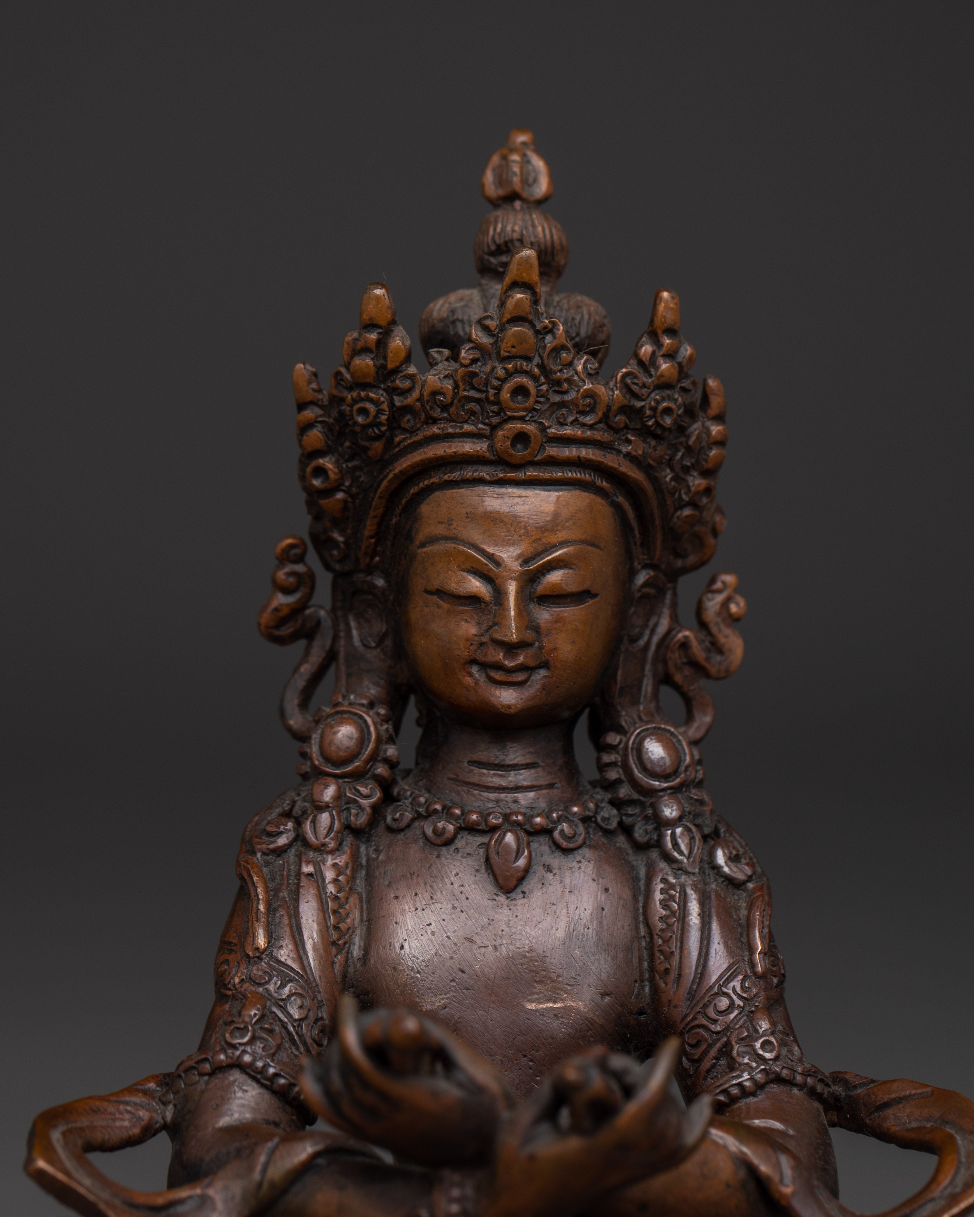 Oxidized Statue of Primordial Buddha Vajradhara | Union of Wisdom and Compassion