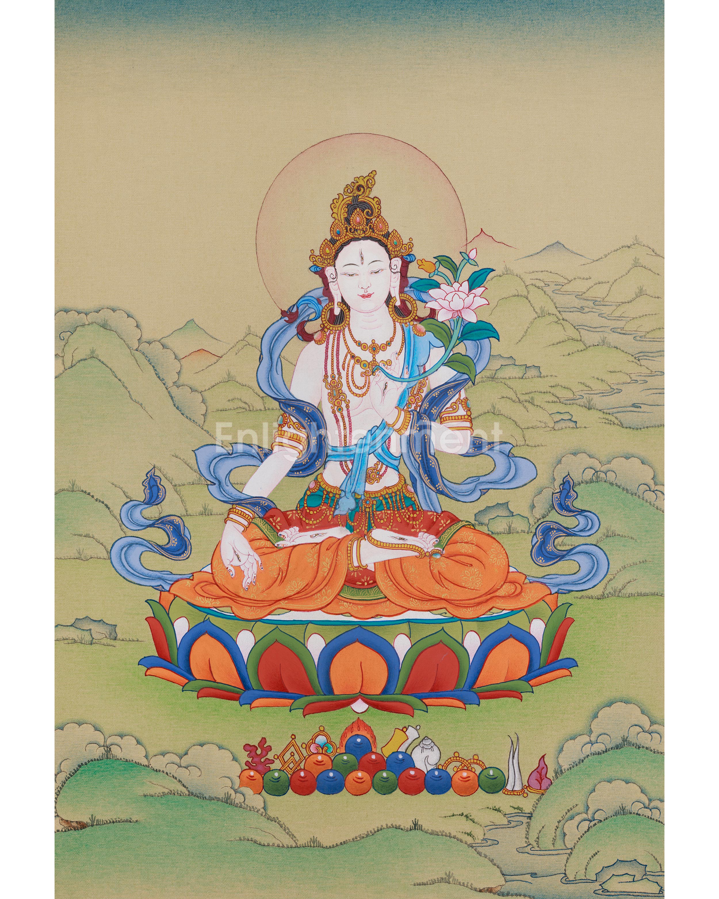 Himalayan Art Of White Tara