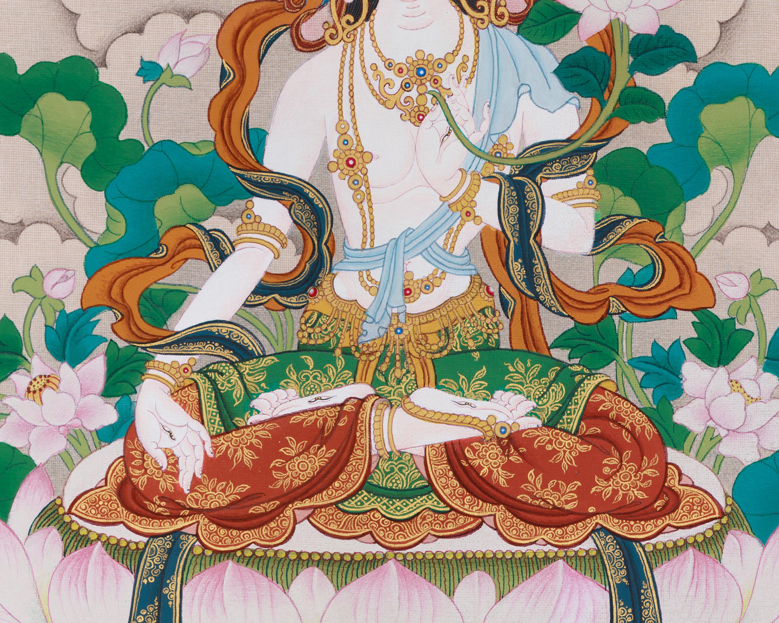 Vajrayana Deity White Tara | Longevity Goddess Sita Tara