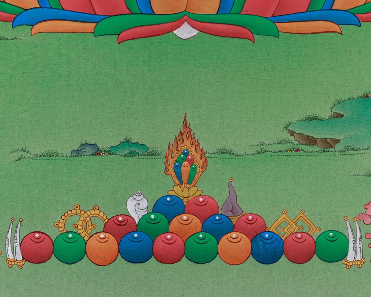 Chenrezig, The Compassionate Buddha Thangka | Avalokiteshvara Artwork