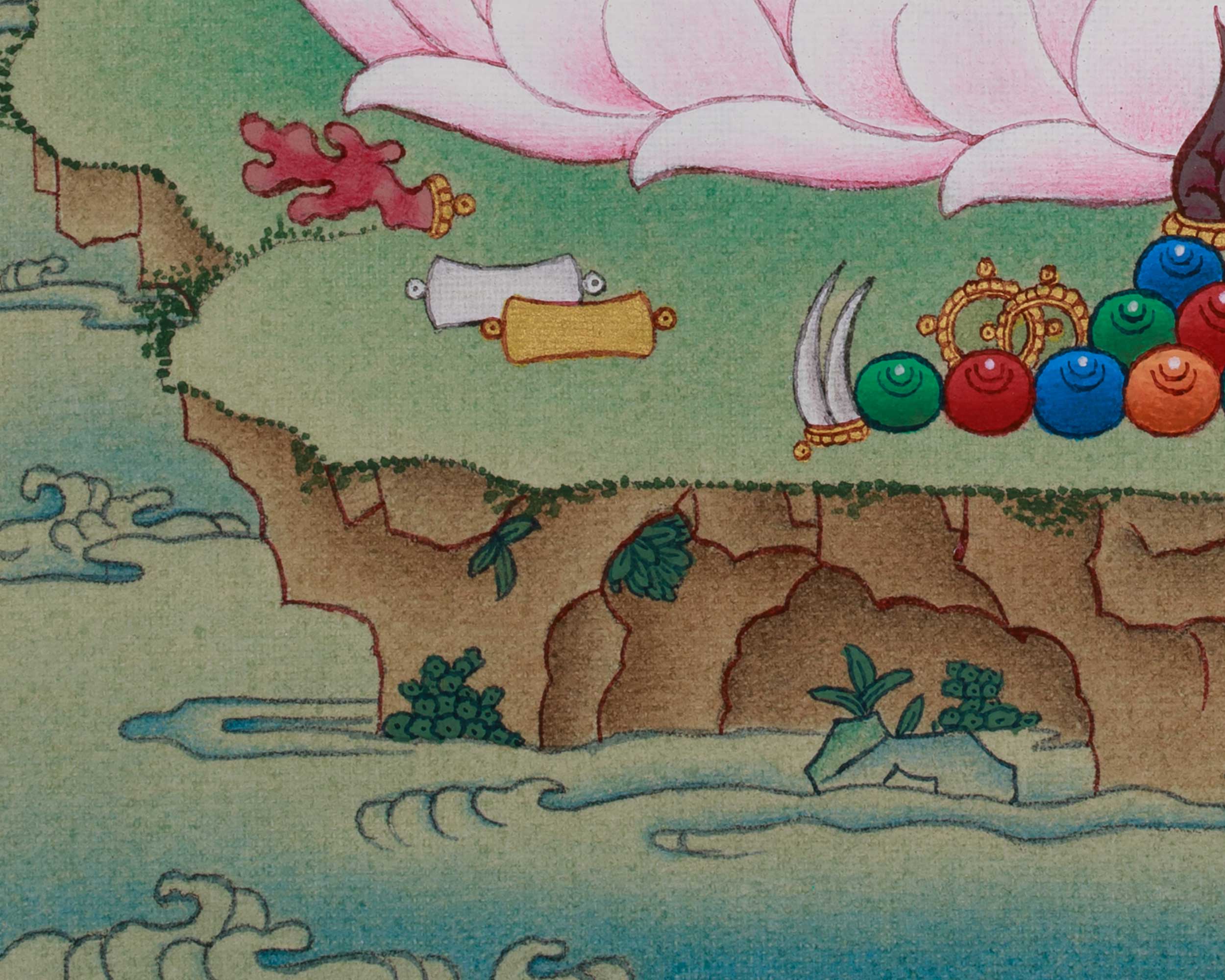 Chenrezig Sacred Art | Avalokiteshvara Thangka | Compassionate Deity