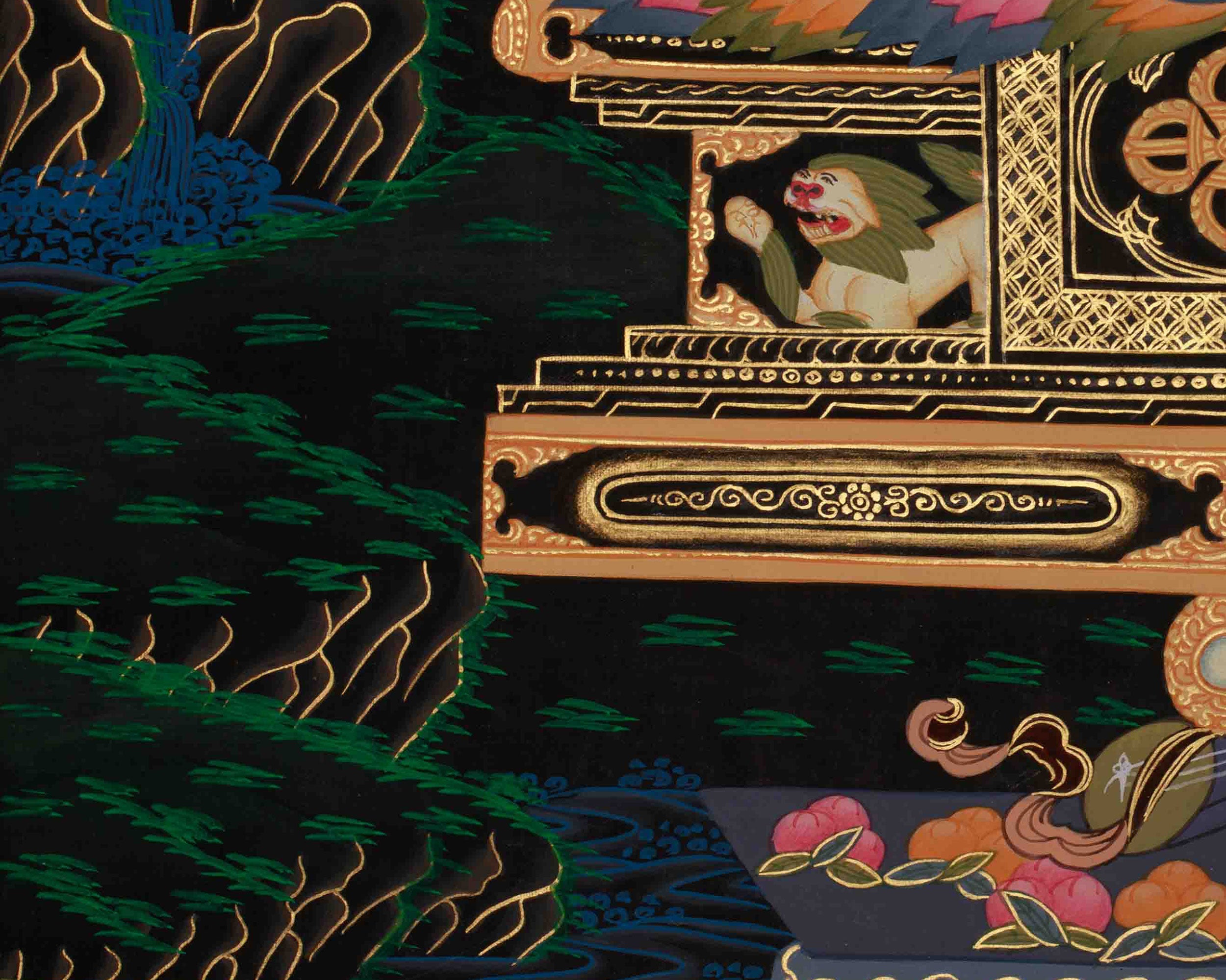 Tibetan Buddhist Shakyamuni Artwork | Historical Buddha | Siddhartha Gautama