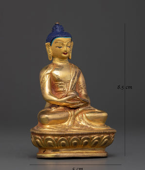 Handmade Amitabha Buddha Small Statue | Symbol of Infinite Light and Compassion