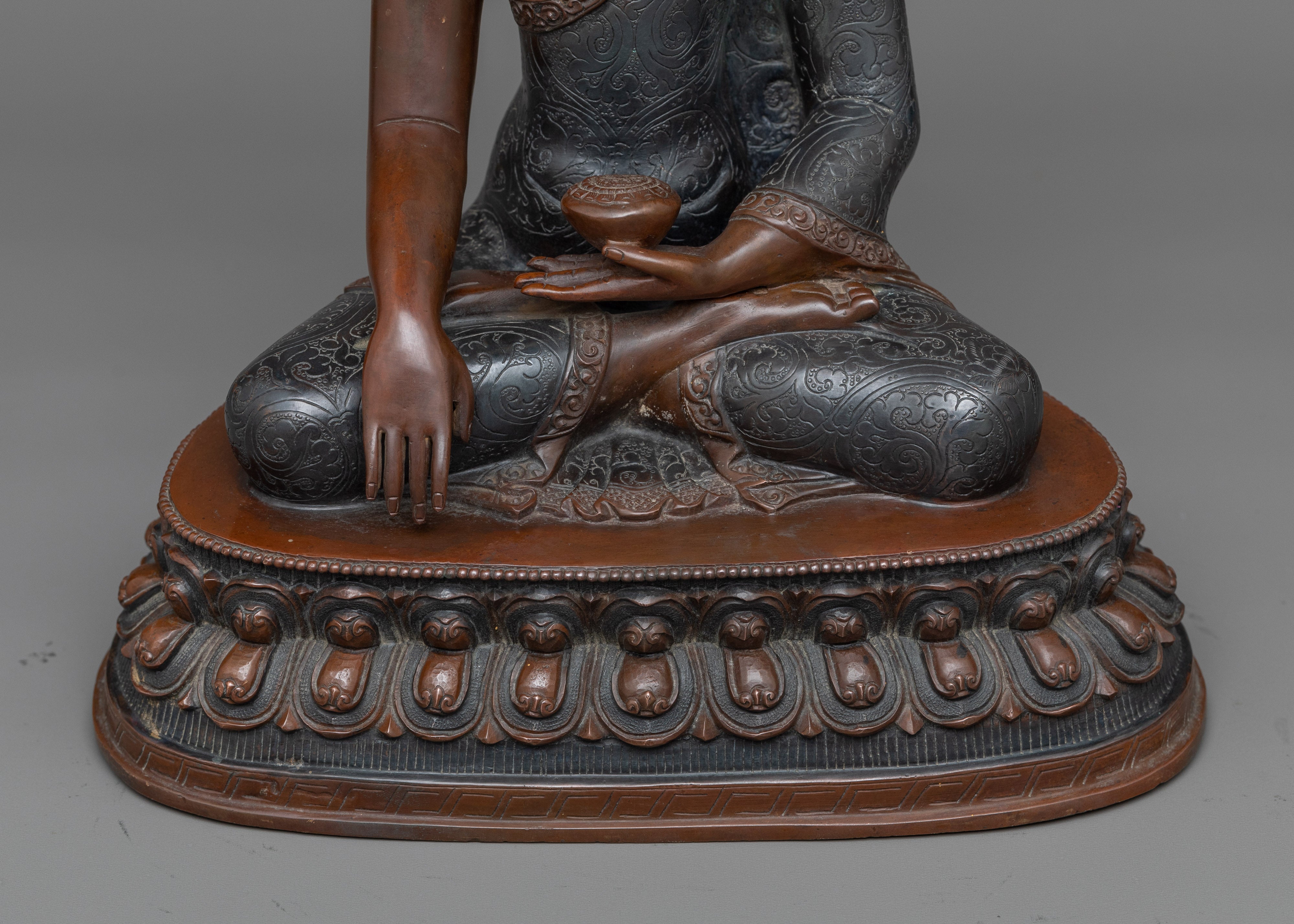 Buddha Shakyamuni Idol | Statue Handmade in Nepal