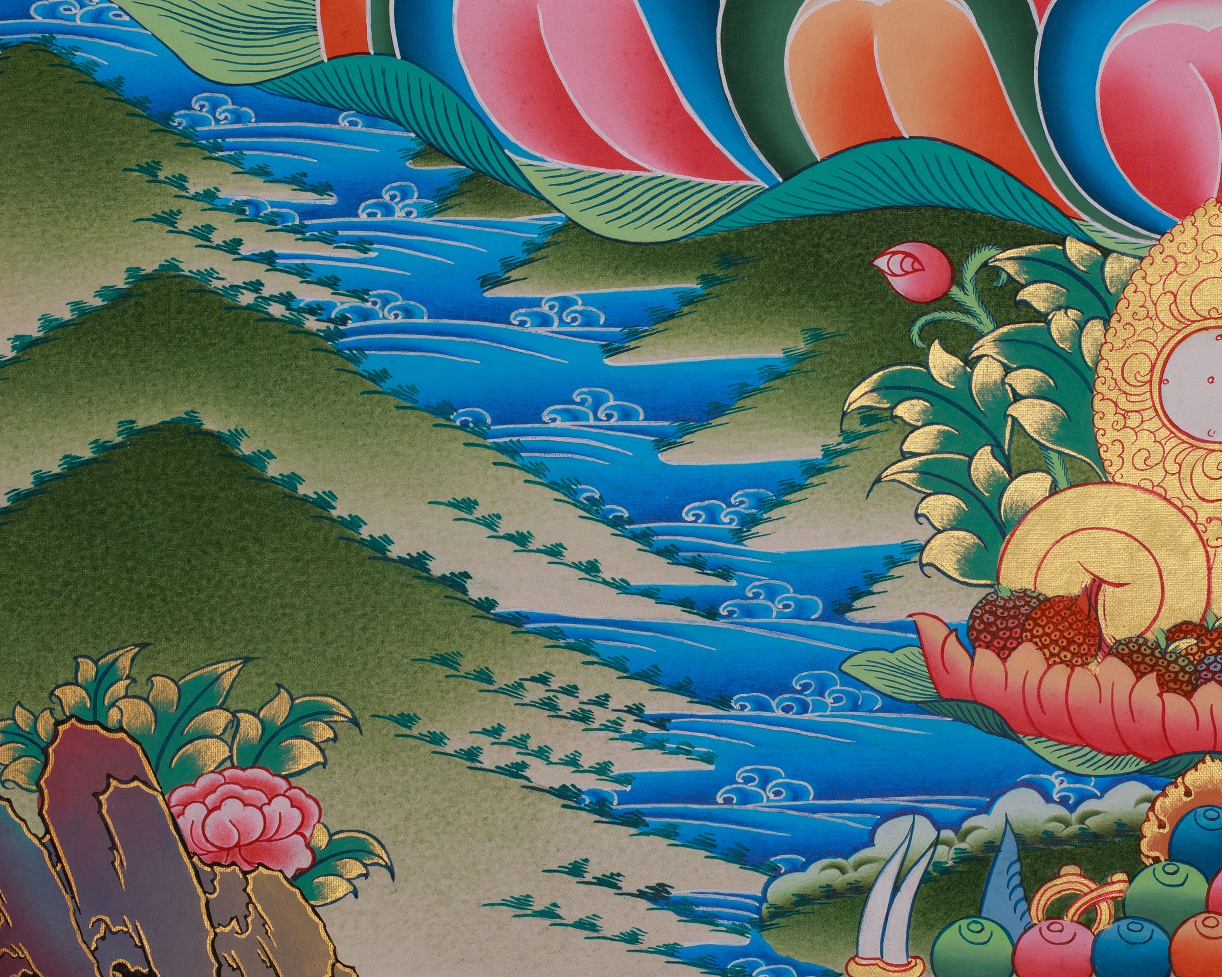 Traditional Samantabhadra Thangka | The Embodiment of Primordial Purity