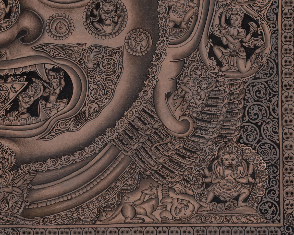 Bhairav Thangka | The Fierce Manifestation of Shiva