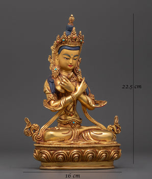 24k-gold-gilded-vajradhara 
