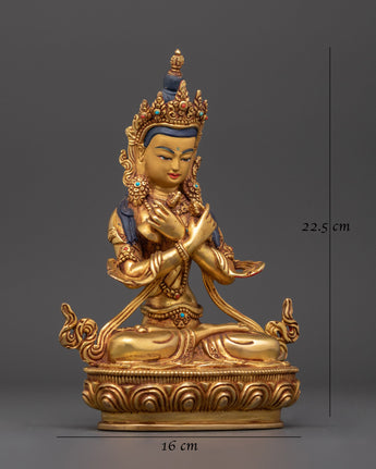 24k-gold-gilded-vajradhara 
