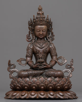 lord of boundless light buddhist statue 
