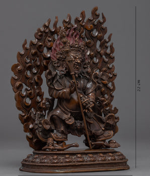 Mahakala Deity Statue | Traditional Himalayan Art Nepal