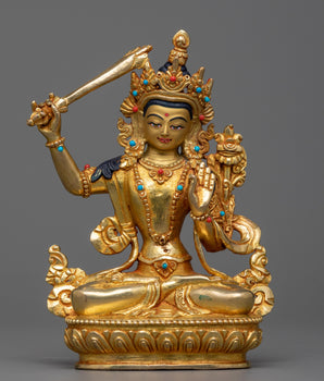 manjushri-wisdom-bodhisattva-sculpture