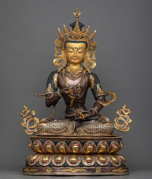vajrasattva-copper sculpture