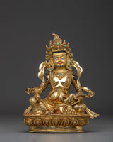 Dzambhala Deity of Wealth Artwork