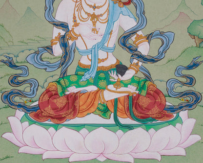 Dorje Sempa Vajrasattva Thangka | The Purification Deity