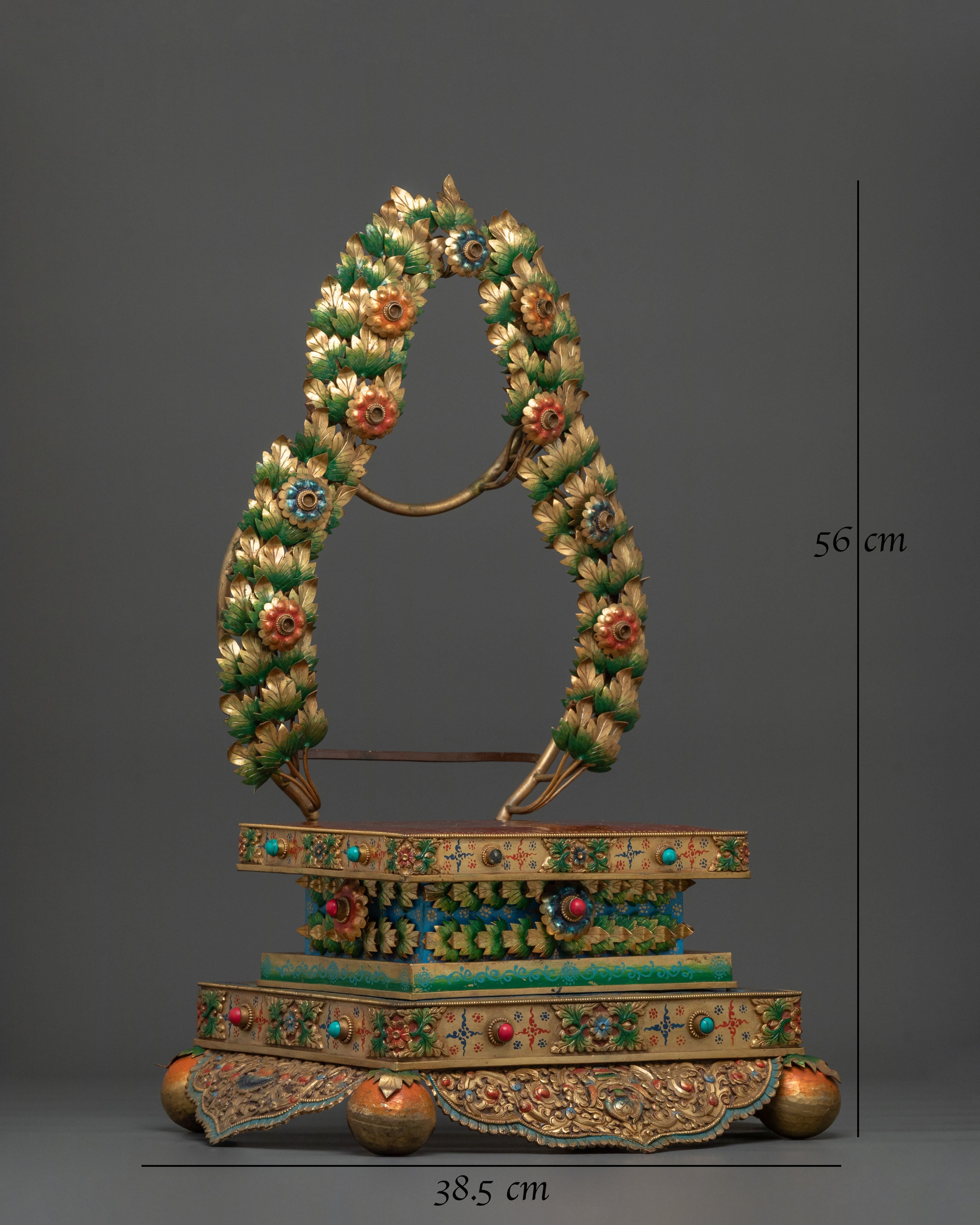 Handcrafted Buddhist Throne | Meditation Altar Decor