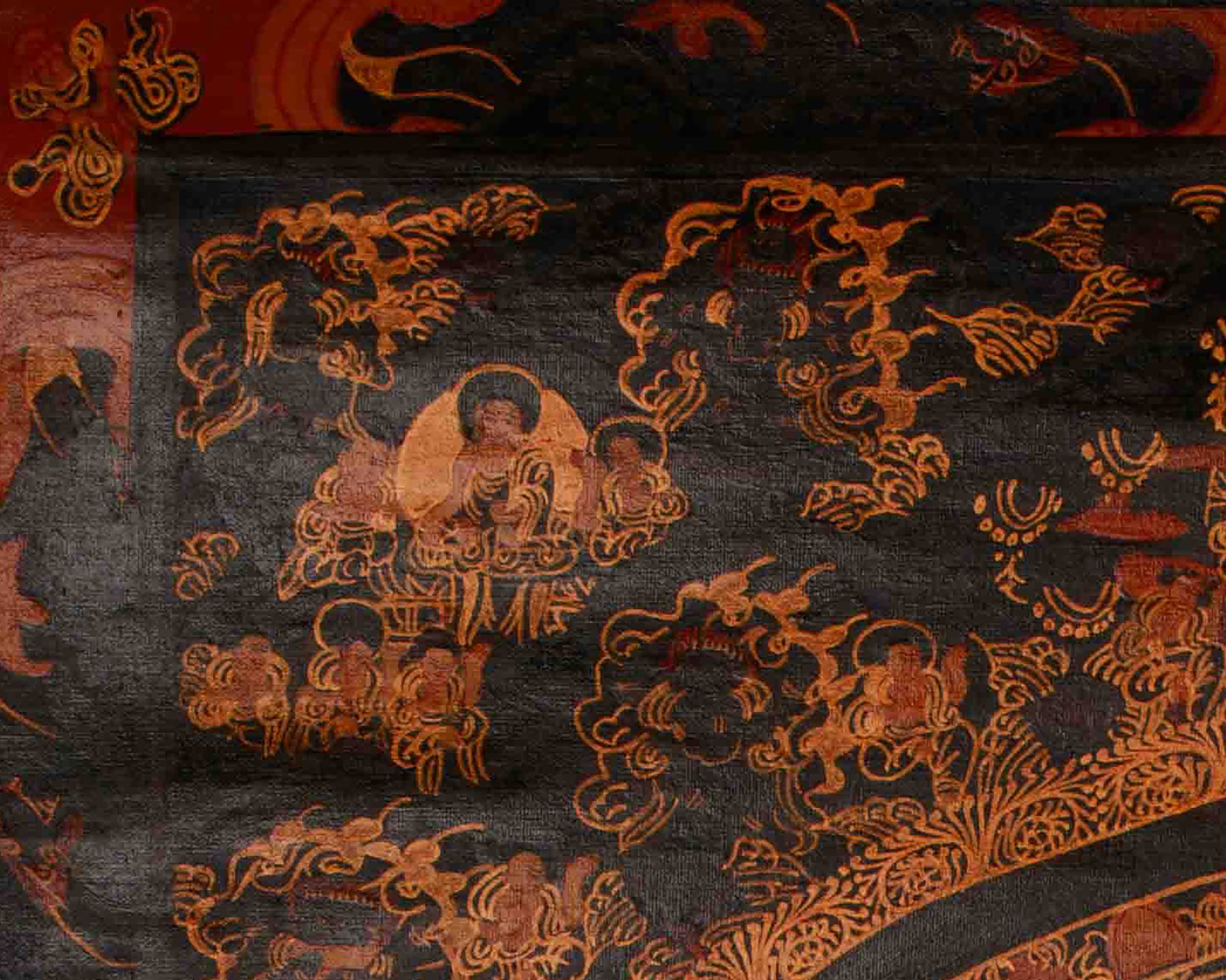 Buddha Mandala Spiritual Thangka | Tibetan Buddhist Meditation Art | Sacred Wall Decor