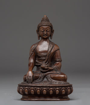 Oxidized Statue of Historical Gautama Buddha