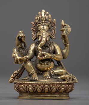 Hindu Elephant God Ganesh | Handcrafted Masterpiece for Devotion and Home Décor