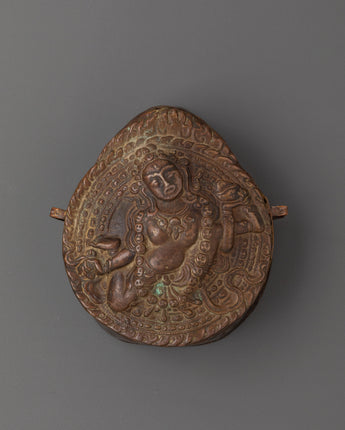 Tibetan Copper Ghau Amulet