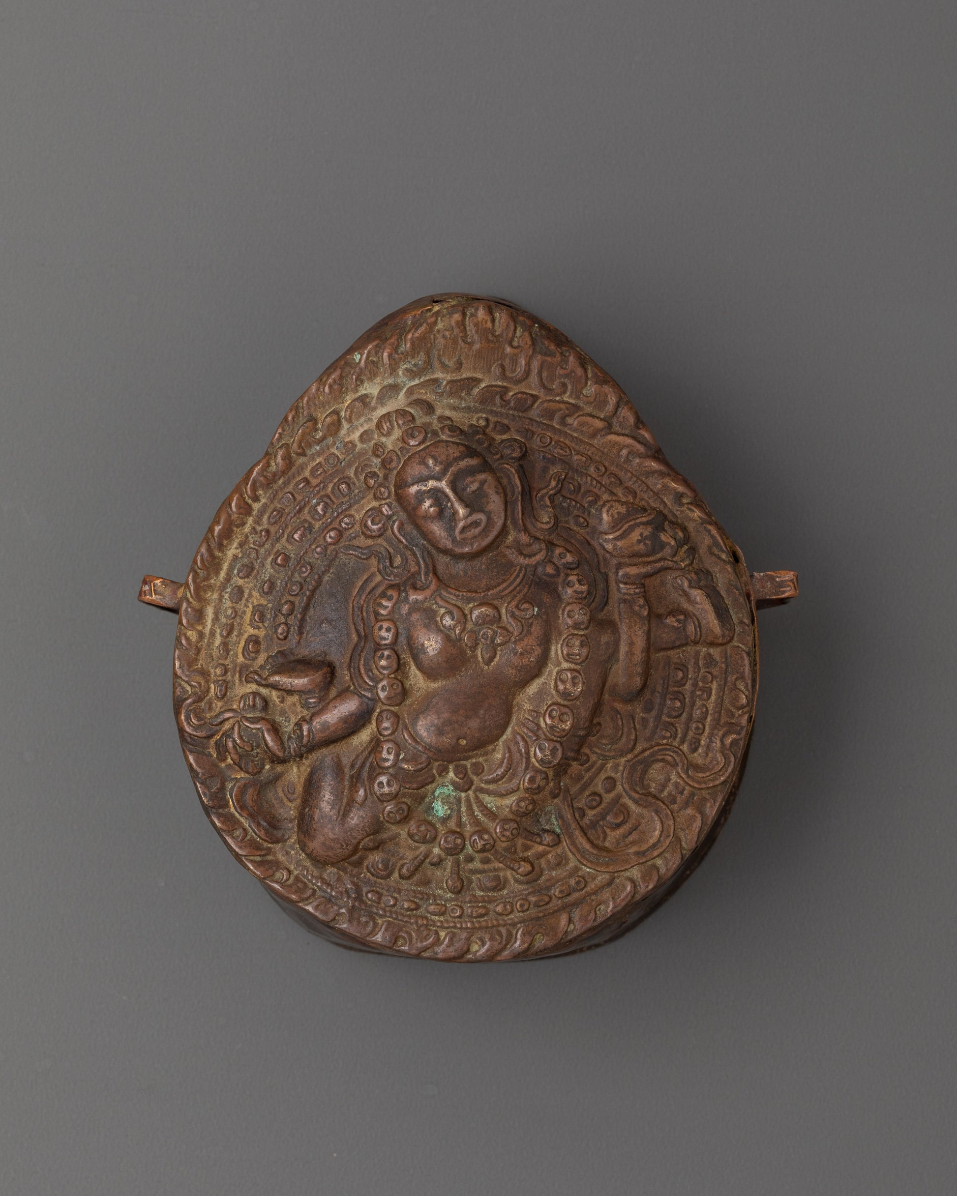 Tibetan Copper Ghau Amulet