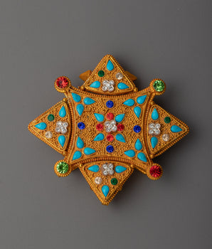 Ritual Amulet Prayer Box Ghau | Sacred Symbol of Protection and Spiritual Guidance
