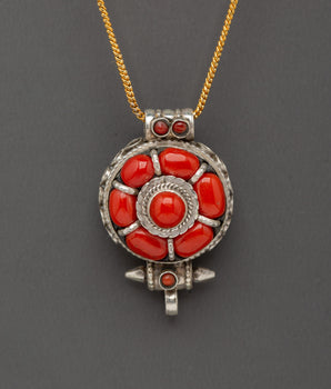 Coral Ghau Box locket
