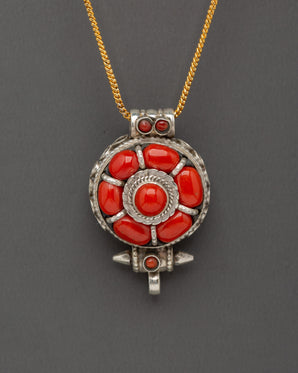 Coral Ghau Box locket