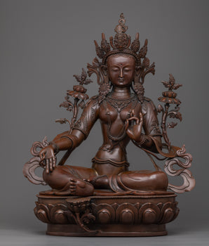 Green Tara Female Buddha Statue