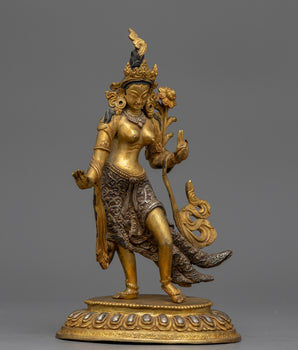 Standing White Tara Statue