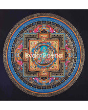 Bodhisattva Tara Thangka Mandala for Good luck | Traditional Painting | Buddhist Bodhisattva Dolma |
