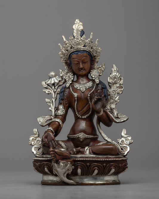 Himalayan Green Tara Statue 