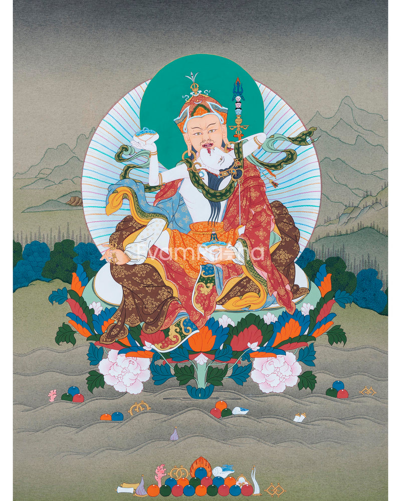 Guru Rinpoche With Consort 