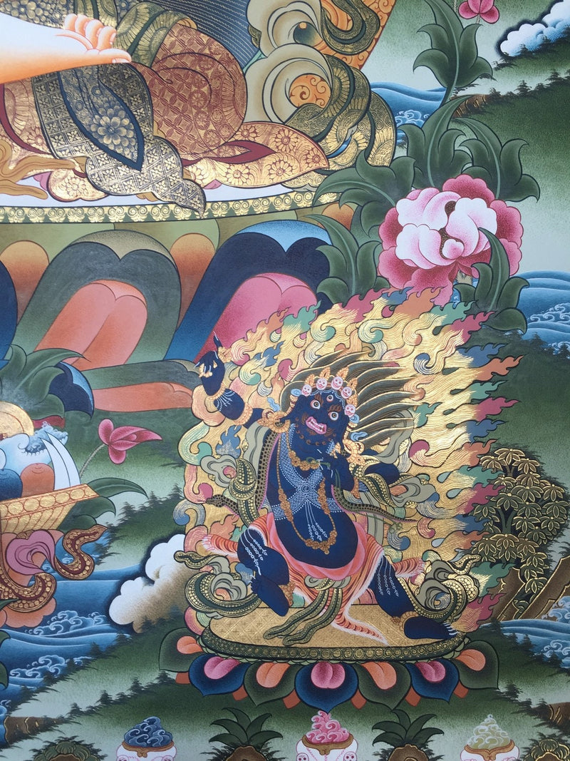 Original Hand painted Chenrezig Avalokiteshvara Thangka | Buddhist Painting