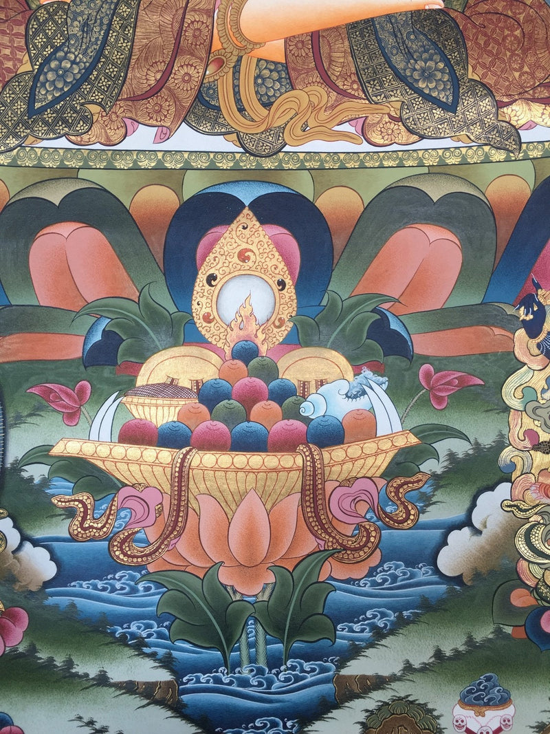 Original Hand painted Chenrezig Avalokiteshvara Thangka | Buddhist Painting