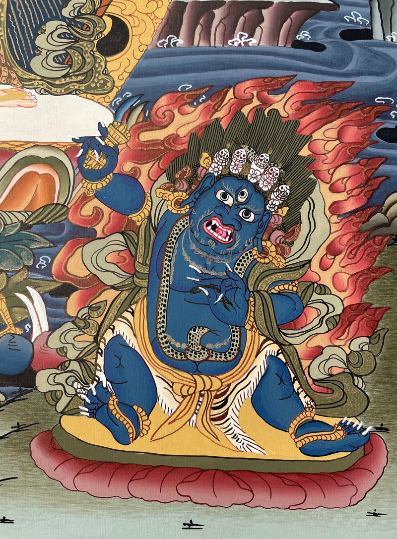 Original Hand-Painted 1000-armed Lokeshvara Thangka | Avalokiteshvara or Chenrezig Thangka |