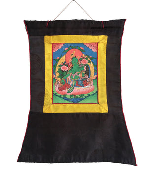 Vintage Green Tara 6.5 x 6.5 cm for your shrine | Wall hanging Decoration for Relaxation |