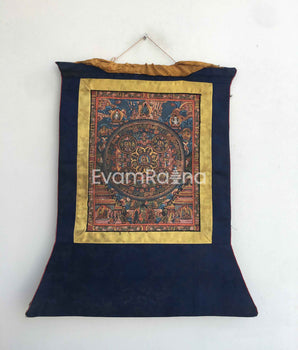 Vintage Buddha Mandala Thangka