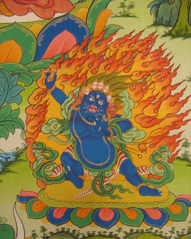 Original Hand painted Manjushree Thangka | Fine Quality Thangka Painting