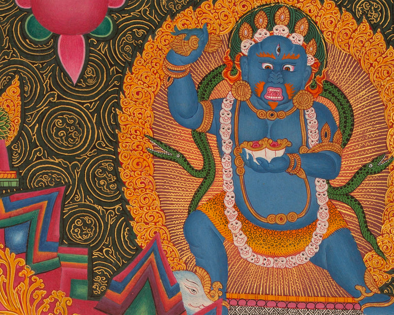 Master Quality Ganesh Thangka Painting | Newari Art | Ganpati Decoration