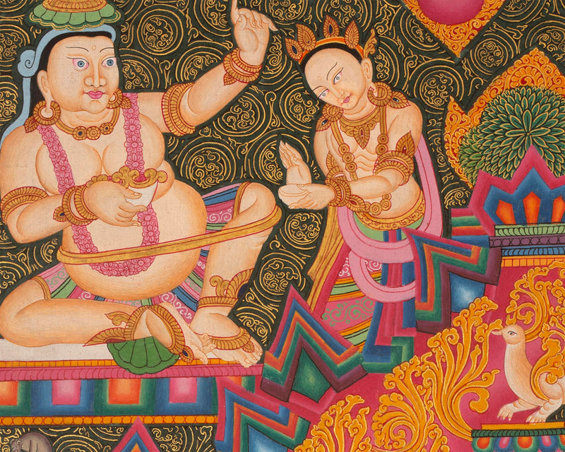 Master Quality Ganesh Thangka Painting | Newari Art | Ganpati Decoration