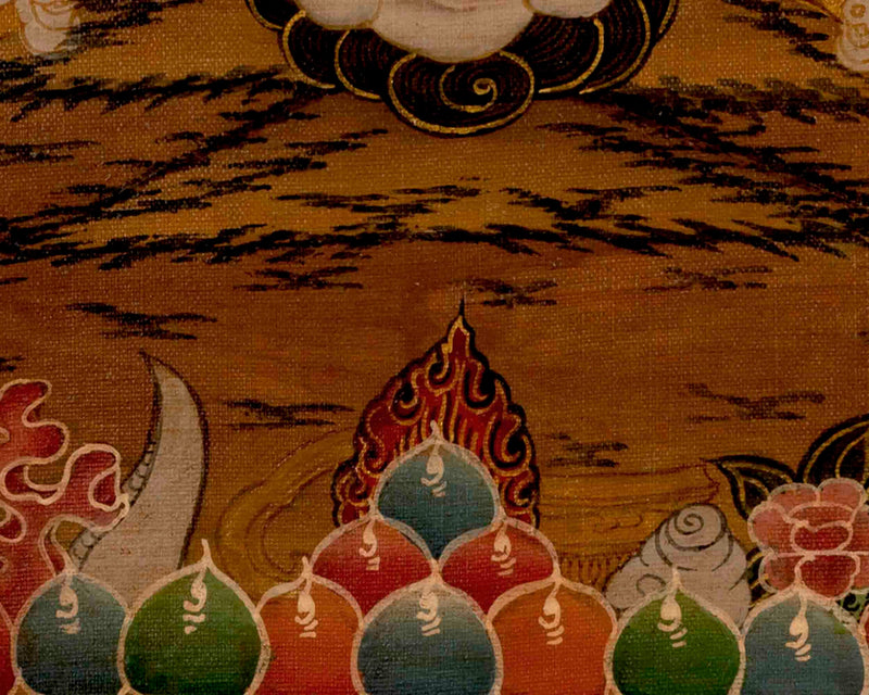 Vajrapani Thangka | Tibetan Arya Wrathful Bodhisattva Painting