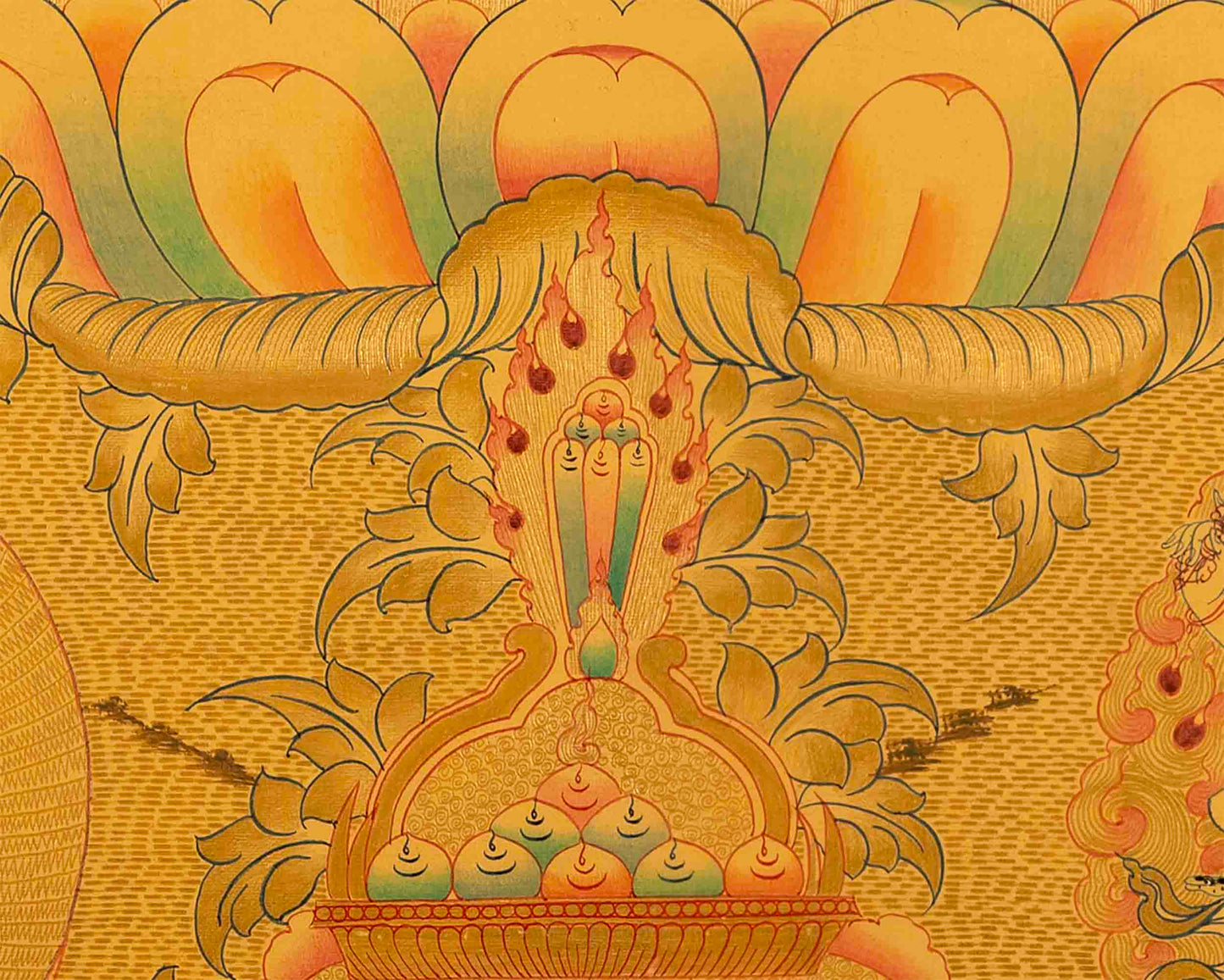 Avalokiteshvara Chengrezig Thangka | Bodhisattva Thangka Art For Wall Decor