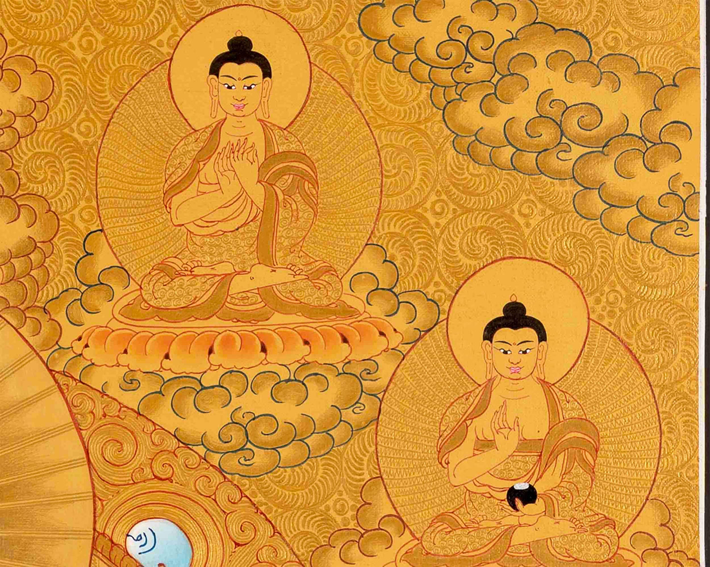 Avalokiteshvara Chengrezig Thangka | Bodhisattva Thangka Art For Wall Decor