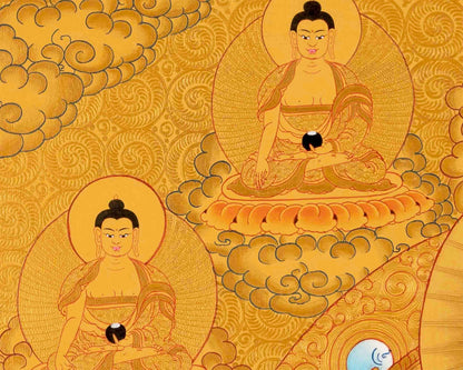 Avalokiteshvara Chengrezig Thangka | Bodhisattva Thangka Art For Wall Decor