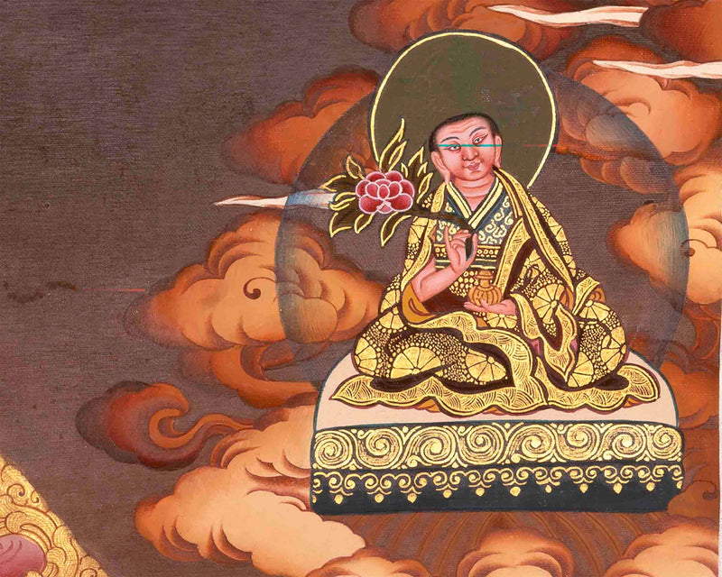 Hand Painted 1000 Armed Avalokiteshvara Thangka | Guanyin Chenrezig | Wall Painting