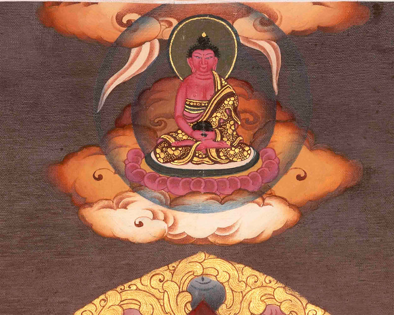 Hand Painted 1000 Armed Avalokiteshvara Thangka | Guanyin Chenrezig | Wall Painting