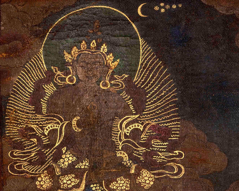 6 Armed Mahakala | Vintage Tibetan Thangka Painting